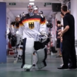 PRAGUE, CZECH REPUBLIC - MAY 5: Germany's Timo Pielmeier #51 leads his team to the playing surface for preliminary round action against Switzerland at the 2015 IIHF Ice Hockey World Championship. (Photo by Andre Ringuette/HHOF-IIHF Images)

